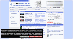 Desktop Screenshot of info-klimatyzacja.pl
