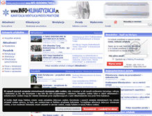 Tablet Screenshot of info-klimatyzacja.pl